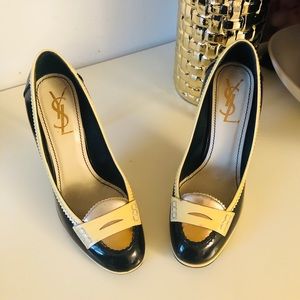 Yes Saint Laurent Tribtoo Moccasin Heels